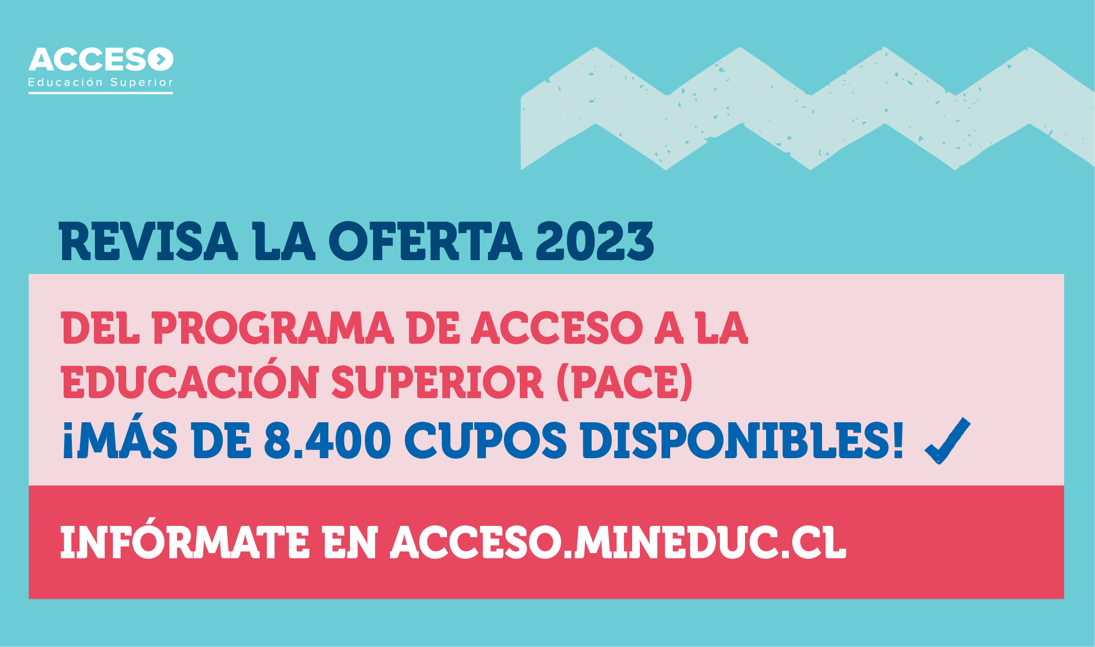 29 instituciones PACE permiten el ingreso especial de estudiantes de enseñanza media a universidades